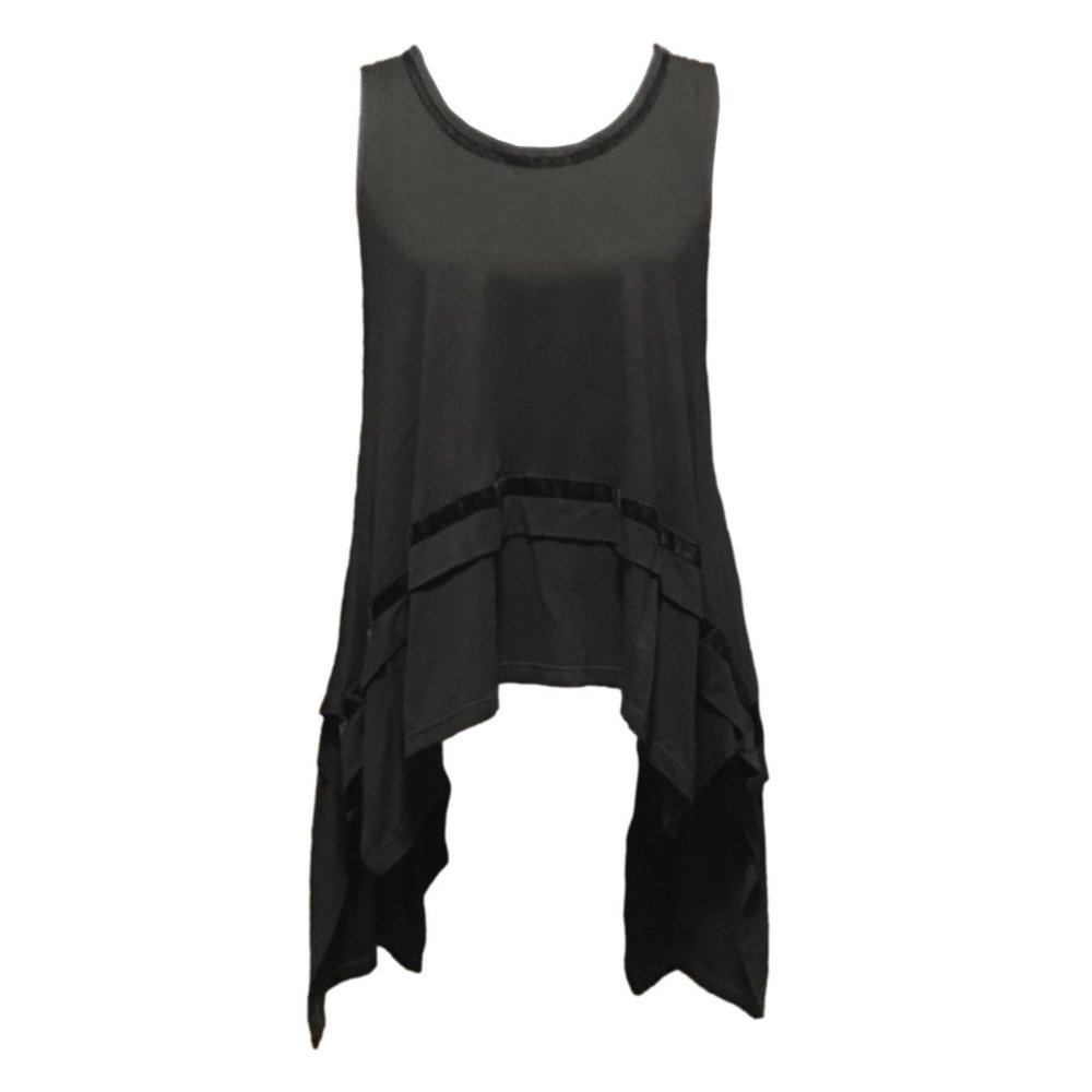 Escaladya European Black Viscose Top - Large